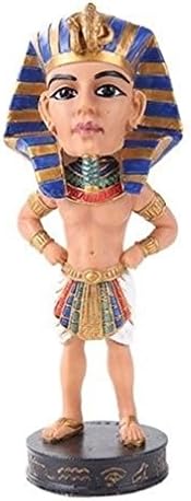 Ky & Co YesKela Egyptian Pharaoh Bobblehead Toy Figurine 7" Tall King Tutankhamun Bobble Head