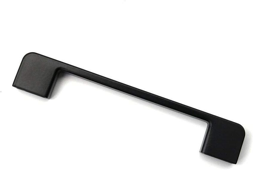 Set of 10 NUZAMAS Matt Black Cabinet Door Handles and Pulls, Furniture Drawer Handles, Zinc Alloy, 137mm Long - Image 5
