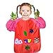 Dreampark Art Smock for Kids, Children Art Aprons - Paint Brushes - Color Palette for Toddler Painting Art and Craft Supplies (15 Pack) Waterproof Long Sleeve 3 Roomy Pockets, Ages 2-6