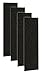 Carbon Activated Pre-Filter for use with the germguardian FLT5000/FLT5111 HEPA Filter, for AC5000 Series Air Purifiers, Filter C, Pack of 4