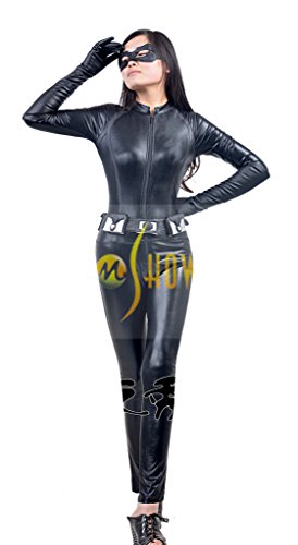 Mtxc Women's Batman: The Dark Knight Rises Cosplay Costume Catwoman Full Set