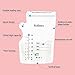 Breastmilk Storage Bags 60-Cout-8oz-250ml Heat Sensing,BPA Free,Spout Design,Double Sealing Strip,Leakproof