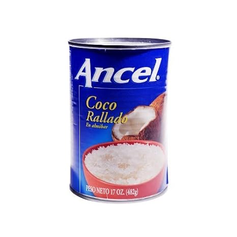 Ancel grated Coconut in heavy syrup 17oz (074566131300)