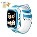 Kids Smartwatch Children Watches with SIM Card Included,Two-Way Call SOS,Games Camera Voice Chat Flashlight LBS Positioning (Blue)