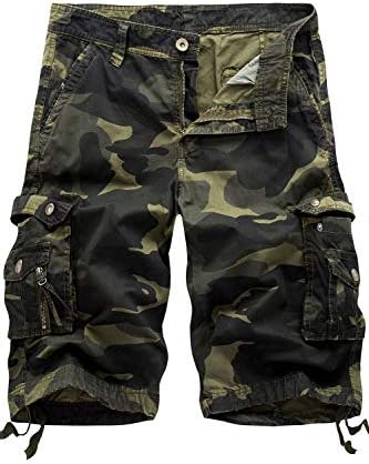 HHGKED Men's Twill Cargo Shorts