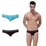 SexRt Men's Sexy Soft Mesh Bulge Pouch Boxer Briefs…
