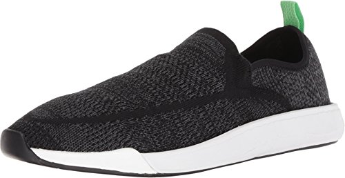 Sanuk Men's Chiba Quest Knit Sneaker, black, 11 M US