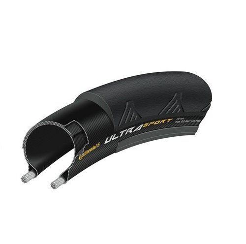 Continental Ultra Sport II Bike Tire, Black, 700cm x 28