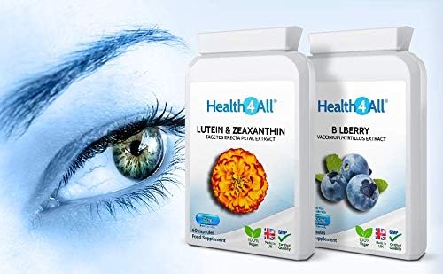 Health4All Lutein and Zeaxanthin Supplement 25mg per Capsule, 60 Capsules 2 Months Supply - Image 4