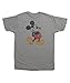 Mighty Fine Classic Distressed Mickey Heather Gray Gray XXL