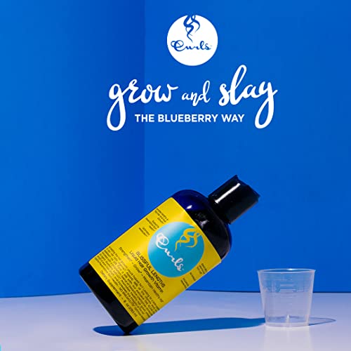 CURLS BLUEBERRY BLISS BLISSFUL LENGTHS LIQUID HAIR GROWTH VITAMIN – GROW, STRENGTHEN AND MAINTAIN HEALTHY HAIR, NAILS & SKIN – WAVY, CURLY, AND COILY HAIR-8OZ