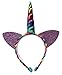 ZOND 4 Pack - Original Unicorn Horn Headband Different Super Cute Unicorn Headbands Design Light and Quality Materials Vibrant Colors Perfect for Party Decorations Cosplay Costume Great Unicorn Gift