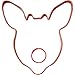 Wilton 2-Piece Rudolph the Red-Nosed Reindeer Cookie Cutter Set