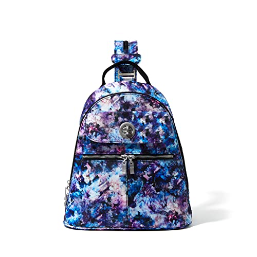 Baggallini Naples Convertible Small Daypack Sling Crossbody, Black Opal