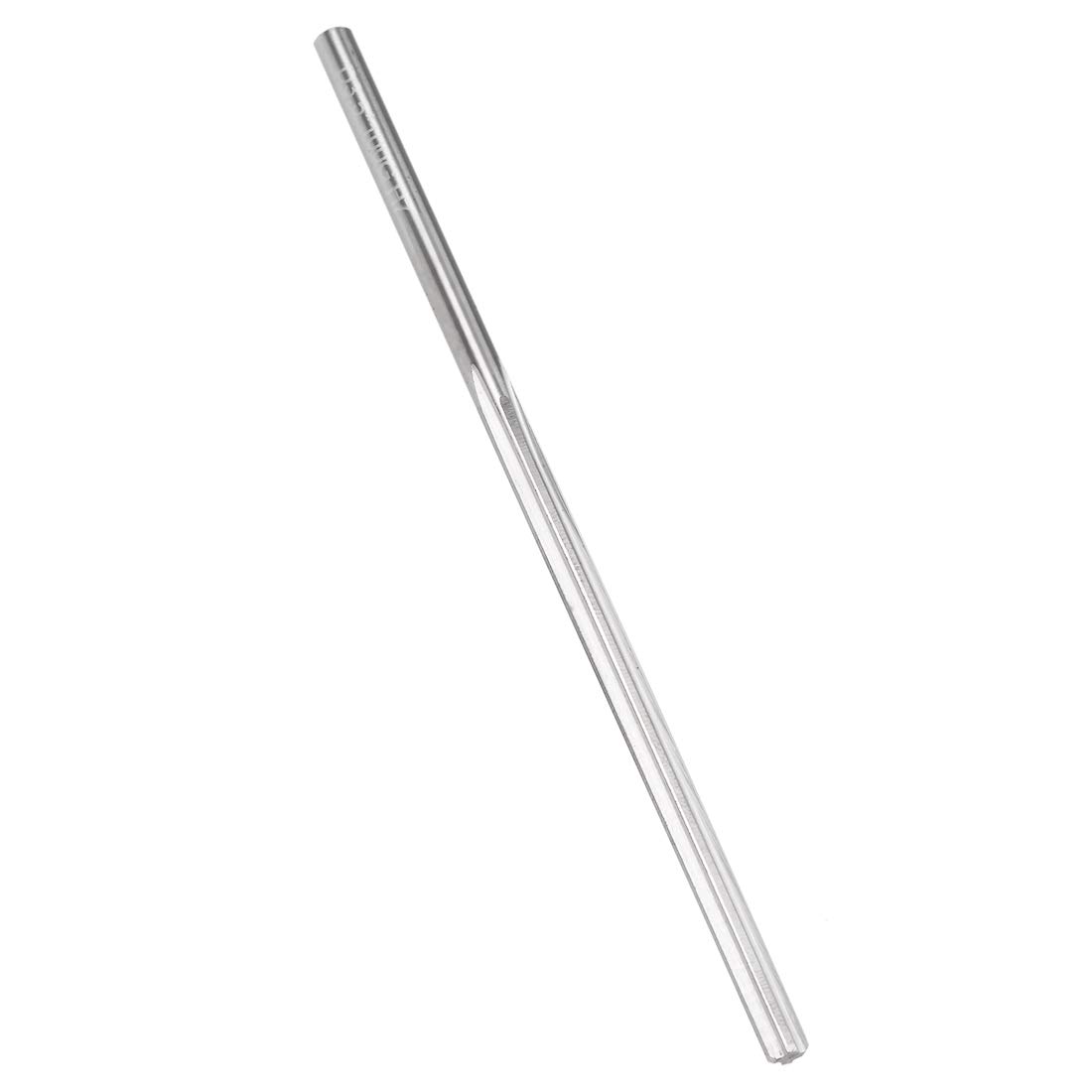 sourcing map 3.5mm Chucking Reamer, Tungsten Carbide Lathe Machine Reamer H7 4 Straight Flutes, 100mm Length Round Shank Milling Cutting Tool, for Stainless Steel Alloy Copper Metal