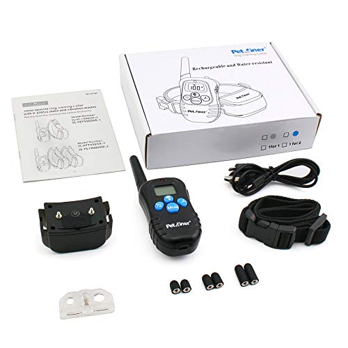Petrainer PET998DRB1 Dog Training Collar Rechargeable and Rainproof 330