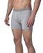 Pact Men's Boxer Brief Underwear (2-Pack) Organic Cotton, Breathable, Snug Fit, Heather Grey/Navy, Medium