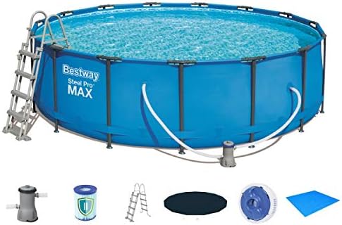 Bestway Garden Pool 457 x 122 cm - Complete with Ladder + Pump + Filter + Cover