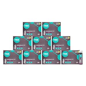 TRR Nutrition PRO Advanced Collagen – 10,000mg Marine Collagen – Daily Liquid Shot Sports Supplement (Cherry) (90 Days)