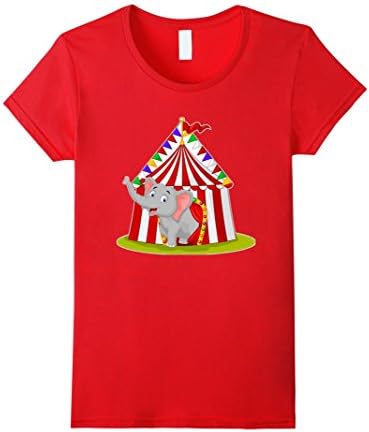 Womens Elephant circus Medium Red