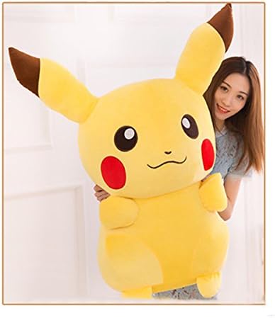 Plush Doll Pikachu Best Wishes Plush Toy Soft Doll Lovely Child Toys (60cm)