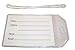 Clear Vinyl Luggage Tags with Loops & Name Cards - Set of 50