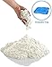 CoolSand White 5 Pound Refill Pack - Including: 5 Pounds Moldable Indoor Play Sand, Storage Bucket and Inflatable Sandbox