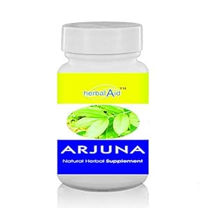 Herbal Aid Arjuna Capsules Herbal Supplement (60 Capsules)