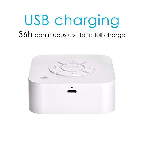 White Noise Sound Machine for Sleep for Baby and Adult with 9 Kinds of Nature Sonds Built in USB Timer - Thumbnail 4