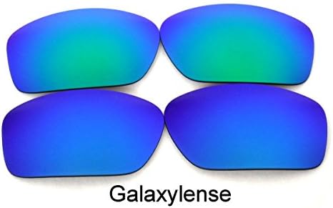 Galaxylense Men's Anti-Sea Corrosion Replacement Lenses For Costa Del Mar Caballito Blue/Green Polarized