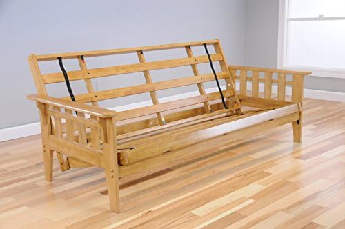 Wooden Futon Mission Style Maple Light Wood or Dark Espresso Wood FRAME ONLY (Butternut/Maple)