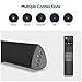 120Watt Sound bar, BYL 2.1 Channel SoundBar Subwoofer, Wireless Bluetooth and Wired Home Theater Speakers for TV (Bluetooth 5.0 Version, 2020 Model)thumb 1