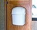 Camco RV Cabinet Mount Trash Can | Ideal for Tight Spaces in RVs, Boats, Dorms, Kitchens, Bathrooms, Laundry Rooms, and More | Spring-Top Lid | 3-Quart, White (43961)