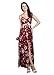Wink Gal Women's Bohemian Sleeveless Cut Out Floral Print Maxi Dress