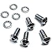 Bolt Kit, 5/16,for Front Rotor (5 Bolts), Chrome