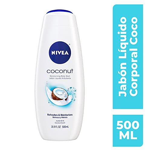 NIVEA Care & Coconut Moisturizing Body Wash Tropical Scent for Normal