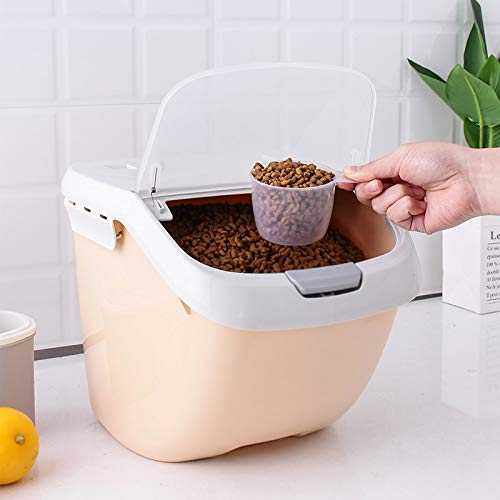 Emivery Pet Dry Food Storage Bin Moistureproof Sealing Cat Dog