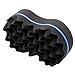 RioRand Hair Sponge Magic Barber Twist Curl Brush Sponge Dreads Locking Afro Coil Comb（Black 4 Count (Pack of 1))