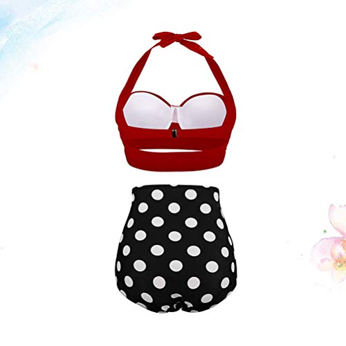 TENDYCOCO Tweedelige Polka Dot Bikini Vintage Hoge Taille Bikini Sexy Strand Badpak - Image 7
