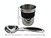Ice Cream Scoop Set By Checkered Chef. Scoops Perfect Balls Of Ice Cream And Gelato - Great For Sundaes And Cones. Includes Free Metal Cup To Scoop Like A Professional. 100% Dishwasher Safe.