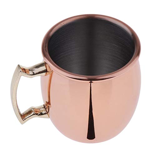 B Blesiya 60ml Moscow Mule Becher Kupferbecher Edelstahl Cocktailbecher Deko Cocktailgläser Geschenk für Weihnachten – Bild 3