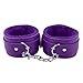 Luckly77 7Pcs Purple R’estraints Kit Bondage BDSM Bed R’estraints System with Rope Whip Blindfold Mask for Couples Jeans Sunglassthumb 2
