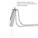 FENICAL Stainless Steel Pendant Necklace Cylinder Pendant Necklace Urn Memorial Pendant Necklace