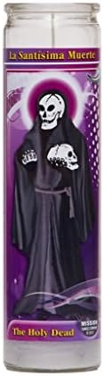 Santisima Muerte Mystical Power Candle - White Wax