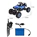 RC Car Off-Road Vehicles Remote Control Car 4WD RC Trucks 1:18 Monster Trucks 2.4GHz RC Hobby Car Hi-Speed Racing Car with LED Light - Blue