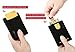 GDTK RFID Blocking Leather Slim Minimalist Wallet Front Pocket Money Clip (Black)