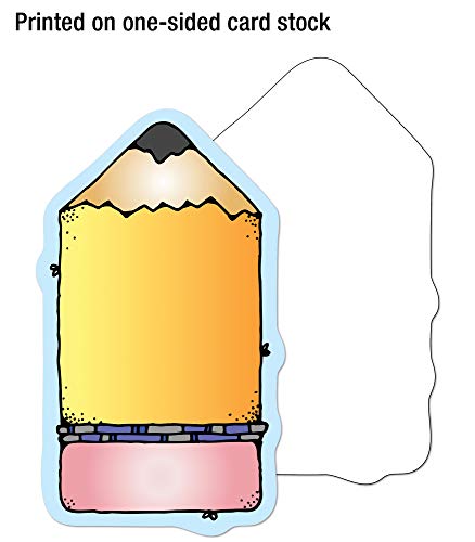 Carson Dellosa - Chunky Pencils Colorful Cut-Outs, Classroom Décor, 36 Pieces - Thumbnail 3