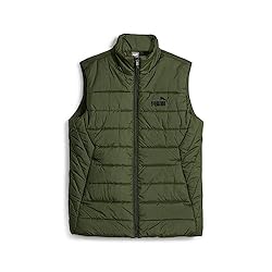 PUMA Men's Essentials Padded Vest, Myrtle, Small