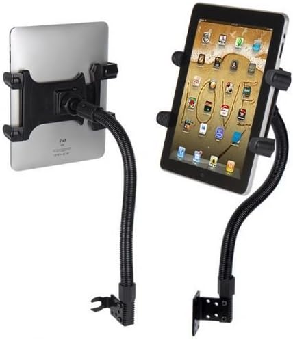 Robust Seat Bolt Tablet Car Mount Vehicle Holder for Asus ZenPad / Transformer Tablets w/ Anti-Vibration 22" Gooseneck (use with or without case)
