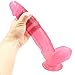 Huge Dildo,12 Inches Big Size Dildo With Strong Suction Cup High Quality and Good Choice V925BB (Clear Pink)